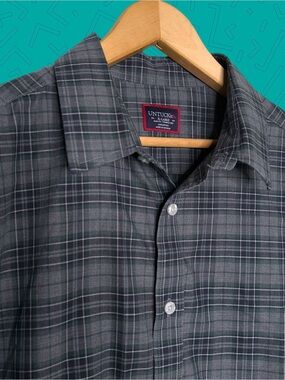 UNTUCKit Plaid Flannel Button Down Shirt